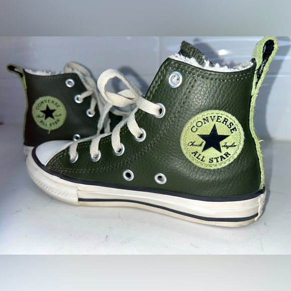 Converse Other - Unisex Kids Forest Green Converse Utility green high top Sneakers Size 12